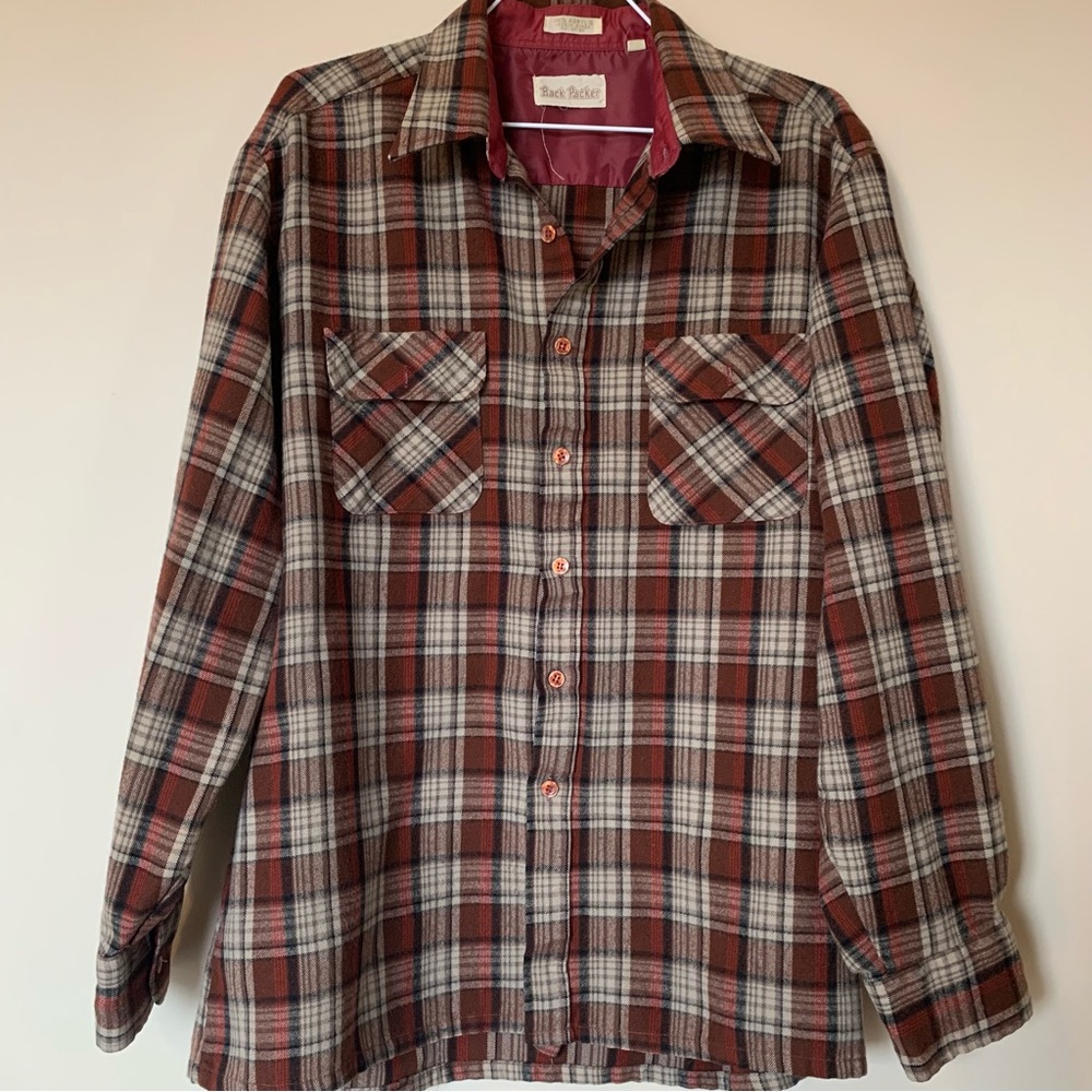 Back Packer flannel shirt